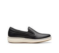 Brinkley Sky Zoe Black Slip Ons Clarks Black 3-Standard Fit