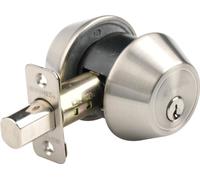 Brinks 2718-119 Double Cylinder Deadbolt Keyed on Both Sides, Satin Nickel by BRINKS