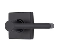 BRINKS - Contemporary Non-Locking Interior Door Lever, Matte Black - Designed for Sl nd Modern Homes and Blends Seamlessly with Interior Décor
