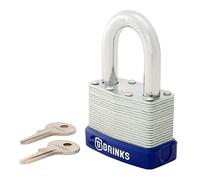 BRINKS Home Security 172-50091: 50Mm Laminated Steel, Boron Shackle Keyed Lock, 50 mm