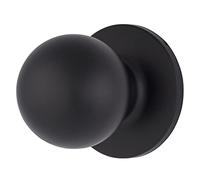 BRINKS - Transitional Non-Locking Interior Ball Door Knob, Matte Black - Designed for Traditional and Transitional Homes and Blends Seamlessly with Interior Décor