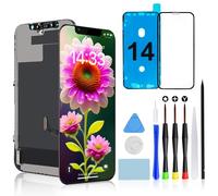 Brinonac for iPhone 14 LCD Screen Replacement Kit,6.5 inch 3D Touch Screen Display Digitizer Frame Assembly Set with Repair Tools