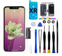 Brinonac for iPhone Xr LCD Screen Replacement Kit,6.1 inch 3D Touch Screen Display Digitizer Frame Assembly Set with Repair Tools,Adhesive and Tempered Glass for A1984/A2105/A2106/A2108