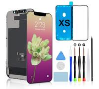 Brinonac for iPhone XS 5.8" LCD Screen Replacement Kit - Full HD Retina Display with 3D Touch Digitizer, Frame Assembly, Repair Tools, Waterproof Adhesive & Tempered Glass Protector