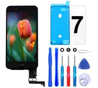 Brinonac Screen Replacement for iPhone 7 4.7 inch LCD Digitizer Touch Screen LCD Replacement Screen Frame Assembly Full Set with Tools and Screen Protector (Black)