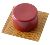 Brinox Adhesive Door Stop, See Description, Parquet Brown, 2.1 x 4.5 x 4.5 cm