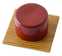 Brinox Door Stop Small Adhesive, See Description, Parquet Brown, 2 X 4.1 X 4.1 cm