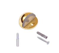 Brinox Door Stop with Pivot and Screw, See Description, Gold, 2.5 x 4.4 x 4.4 cm