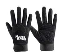 BRINSE Bike Gloves Monst-er Hunt-er, Hand Protect Gloves, Bicycle Gloves for Workout Sports, climbing(Black,M)