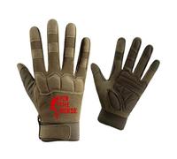 BRINSE Cycling Gloves Full Finger FOR THE HOR-DE, Hand Protect Gloves, Full Finger Outdoor Gloves for Men Women, climbing(Green,M)