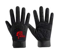BRINSE Cycling Gloves Full Finger FOR THE HOR-DE, Hand Protect Gloves, Full Finger Outdoor Gloves for Men Women, climbing(Black,XL)