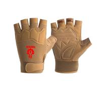 BRINSE Cycling Gloves Half Finger FOR THE HOR-DE, Anti-Slip Shock Absorbing Gloves, Bicycle Gloves for Workout Sports, Rowing(Yellow,XL)