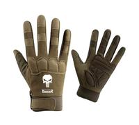 BRINSE Cycling Gloves Pun.ish-er, Grips Palm Bicycle Summer Riding, Bicycle Gloves for Workout Sports, climbing(Green,L)