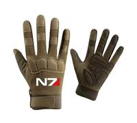 BRINSE Gloves Mountain Bike N.7, Breathable Cycling Gloves, Full Finger Outdoor Gloves for Men Women, climbing(Green,L)