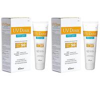 Brinton UV Doux Blue Light Sunscreen Gel SPF 50 PA+++ UVA, UVB & Blue Light Shield Oil-Free, Non-Comedogenic & Lightweight Water-Resistant & Dermatologist Tested For All Skin Types 50g x 2