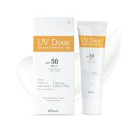 Brinton UV Doux Silicone Sunscreen Gel SPF 50 PA+++ for Face & Body, No White Cast, Non-Comedogenic, Paraben Free, Water Resistant, 50g - Lightweight & Gentle Care