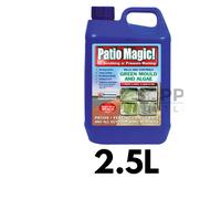 Brintons 2.5L Patio Magic Driveway Cleaner Algae Moss Mould Killer Washer 5L