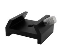 Briny River 1/4" Finder Scope Base Mounting Bracket 44x35x20mm for Telescope, Black Aluminum Alloy