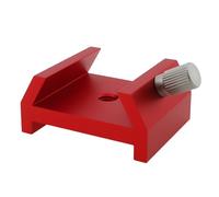 Briny River 1/4" Finder Scope Base Mounting Bracket 44x35x20mm for Telescope, Red Aluminum Alloy