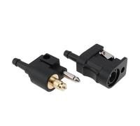 Briny River 1/4 Inches 6mm Barb Male Female Fuel Line Quick Connector Compatible with Yamaha Outboard Motor