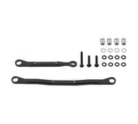 Briny River 1 Set Aluminum Fixed Connecting Rod Steering Rod VTET4901 Compatible with Hot Racing HPI Venture18, Black