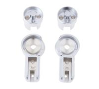 Briny River 1 Set Left and Right Bathroom Glass Door Hinges Compatible with Roman Haven R12, Clamping 6mm Glass
