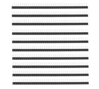 Briny River 10 Pcs PCB Panel 2.54mm 40 Pin Single Row Round Connector Socket Fit for PCB Board Soldering IC Module Interface