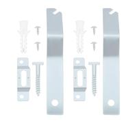 Briny River 10 Sets Security Picture Hangers for Cleats Extra Frame Lock 51x12x9mm/67x18mm/8x39mm/5x36mm