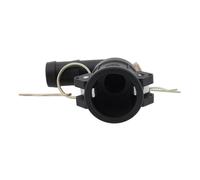 Briny River 100C-90 Degree 1 Inch Elbow Type C Poly Cam and Groove Hose Fitting 1" Socket 1" Hose ID Barbed