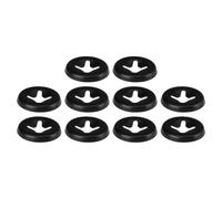 Briny River 100pcs 3mm 4-Teeth Starlock Washers Push On Clips 9.6mm OD Spring Steel for 3mm Shaft