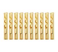 Briny River 10Pcs 4mm Banana Connectors Gold-Plated Copper Banana Plug for BFA/Camcon
