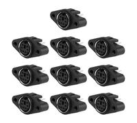 Briny River 10Pcs 6Pin MDC/S Mini PS2 Terminal Socket DIN Jack Connector for Controller Mainboard Sensor Detector 12x8mm