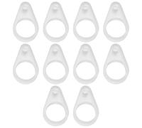 Briny River 10Pcs 7mm Loops Hearing Aid Clip Silicone Clip Compatible with DTS Hearing Aids