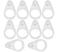 Briny River 10Pcs 9mm Loops Hearing Aid Clip Silicone Clip Compatible with DTS Hearing Aids