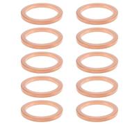Briny River 10Pcs Car Copper Washers 12x15.5x1.5mm N0138128 N0138122 Compatible with Audi Compatible with BMW