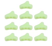 Briny River 10Pcs Glow Rope Tensioner Tent Rope Fastener CL266 for 1-3mm Tope 24x14x8mm
