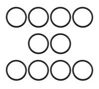 Briny River 10pcs O-Ring Seals 43mm OD 36mm ID 3.5mm Width Replacement Part 98066000 Compatible with Hansgrohe Bathtub Drain Black