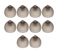 Briny River 10PCs Silicone Hearing Aid Ear Cap Eartip Compatible with Marvel Compatible with Phonak Paradise RIC, 10.4x11.5mm, L Size