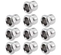 Briny River 10PCS Stainless Steel Nut M6 Break Off Shear Anti Theft Twist Security for Outdoor Equipment Street Lights Surveillance Cameras