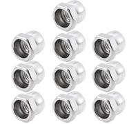Briny River 10PCS Stainless Steel Nut M8 Break Off Shear Anti Theft Twist Security for Outdoor Equipment Street Lights Surveillance Cameras