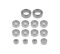Briny River 14Pcs Off-Road Vehicles Sealed Bearing Kit Compatible with 1/24 Buggy Losi Micro-B(5x8x2.5mm 3x6x2.5mm 2x5x2.5mm 1.5x4x2mm)