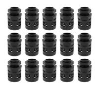 Briny River 15Pcs AD21.2 Corrugated Tube Connector Cable Gland M20 Pipe Joint Clamps for 20mm Outer Diameter Flexible Conduit