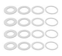 Briny River 16pcs Reductor Rings Set 30mm to 25.4 22.2 20 16mm Stainless Steel Saw Blade Adapter Spacers