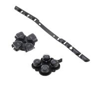 Briny River 1Set Left Right Buttons Kit Compatible With PSP2000 Game Console (Black)