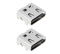 Briny River 2 Pcs Laptop Charging Port Socket Type C Charging Port Compatible with ASUS ZenBook 14 Q409ZA