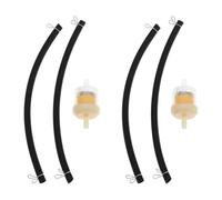 Briny River 2 Sets 6mm Lawnmower Fuel Filter 6x26x60mm Compatible with Briggs&Stratton