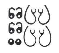 Briny River 2 Sets Bluetooth Earloop Eartips Kit Compatible with Jabra Compatible with EasyGo/Compatible with EasyCall Bluetooth