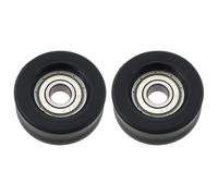 Briny River 2 x Bearing Wheel for Rowing Machine Outer Diameter 35 mm Thickness 14.5 mm Hole 8 mm Bearing Roller 608ZZ