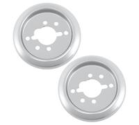 Briny River 2 x Silver Gas Stove Switch Knob Base Suitable for Outdoor Multifunction Barbecue Stove Switch