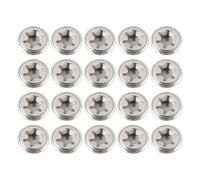 Briny River 20 Pcs M6 Star Lock Washers with Nickel Cover 5.3x16.3x6.9mm for Electric Car Remote Control Car